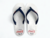 Coca Cola Ojota Deck Laurel Red-White-Navy