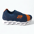 Zapatillas Plumitas puño Azul-naranja