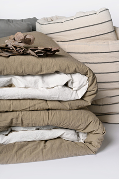Acolchados QUEEN - Reversible tusor Off White