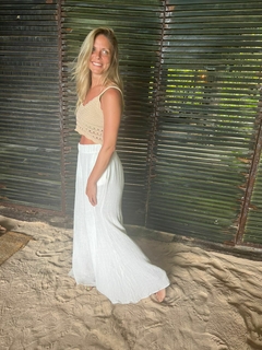 Pantalon Ancho de Gasa Doble - TEODORAS HOME