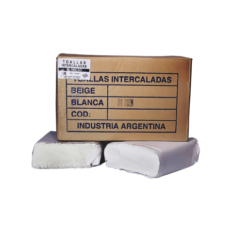 TOALLAS INTERCALADAS BLANCAS 2500 UN