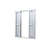 PORTA BALCÃO ALUMÍNIO BRANCO 6 FLS C/FECHADURA VDR LISO - JAP PERFECTA MAX - comprar online