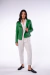 Campera Storm Motoquera Cuero de Oveja Verde en internet