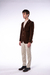 Blazer Less Cuero de Cabra Antilopada Marrón - tienda online
