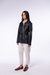 Campera Montena Reversible de Cuero de Oveja Impermeable Negro - tienda online