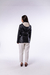 Campera Montena Reversible de Cuero de Oveja Impermeable Negro - comprar online