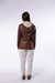 Campera Montena Reversible de Cuero de Oveja Impermeable Suela