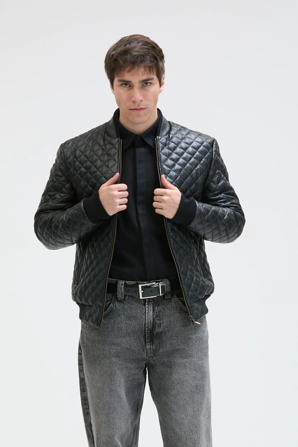 Bomber Aureli Matelaseada Negra