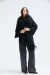 Chal de Cachemira Luxe Negro - comprar online