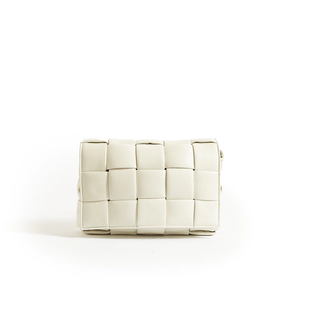 Cartera Cross Cuero Vacuno Hueso