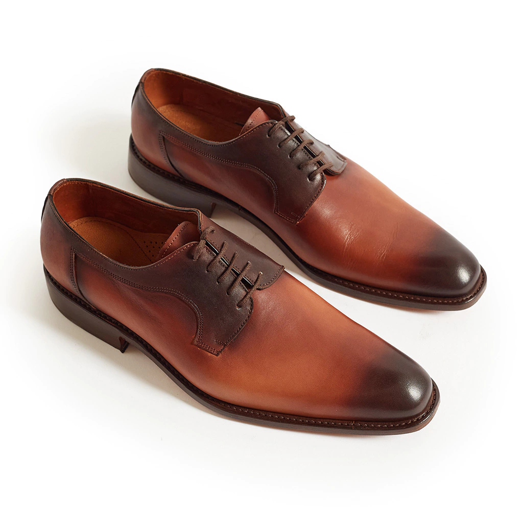 Zapatos Lennon Derby Cuero de Vaca Suela