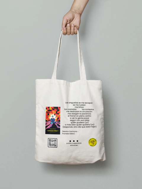 Totebag "Prometo fallar"