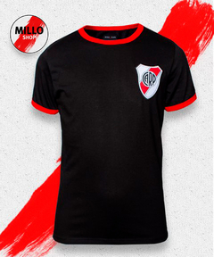 Remera Colla a Contratono Niño Negro RP221456 - comprar online