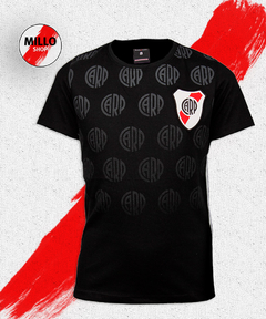 Remera River Plate de niño en degrade Negro RP231373