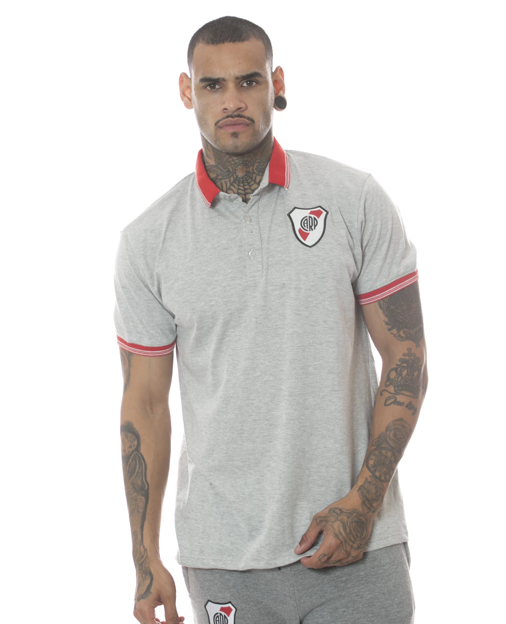 Chomba Clásica RIVER PLATE Gris RP231207