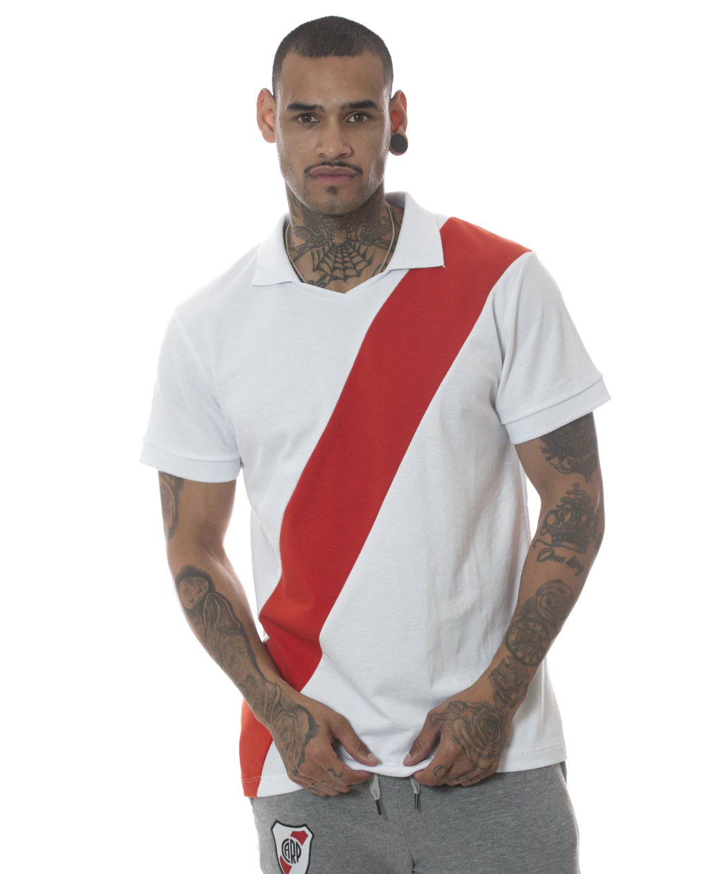 Remera Pique Con Cuello RP241515 Blanco