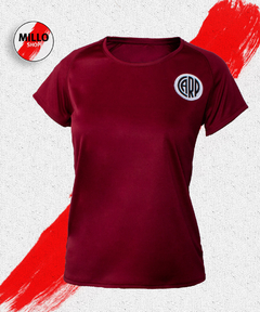 Remera Deportiva CARP Dama Bordo RP221445