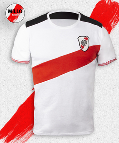 Remera recorte banda Blanco Rp231485