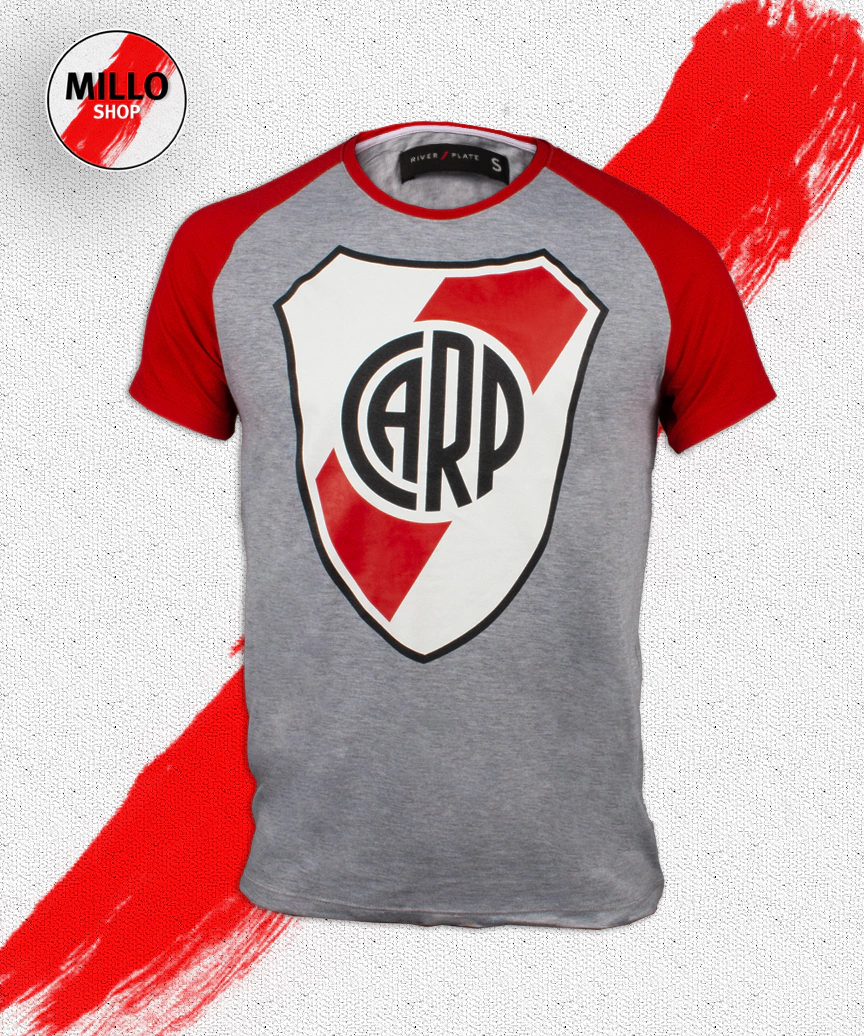 Remera CARP ESCUDO RP231503 GRIS