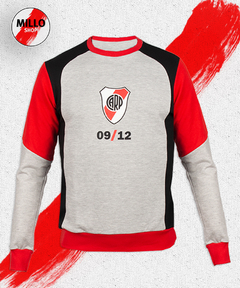 Buzo recorte lateral River Plate Gris RP232264