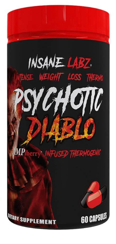 TERMOGÊNICO PSYCHOTIC DIABLO IMPORTADO - 60 CÁPSULAS