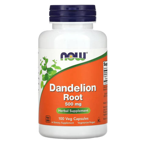 DIURÉTICO DANDELION ROOT IMPORTADO - 100 CÁPSULAS