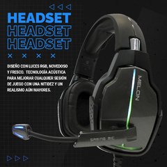Auricular Gamer Melon Rgb Con Microfono M9000 - comprar online