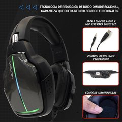 Auricular Gamer Melon Rgb Con Microfono M9000 - Melon Argentina