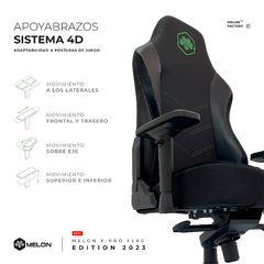 Silla Sillon Butaca Gamer Xpro Melon Gaming Reclinable Cold Cured Foam - comprar online