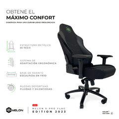 Silla Sillon Butaca Gamer Xpro Melon Gaming Reclinable Cold Cured Foam en internet