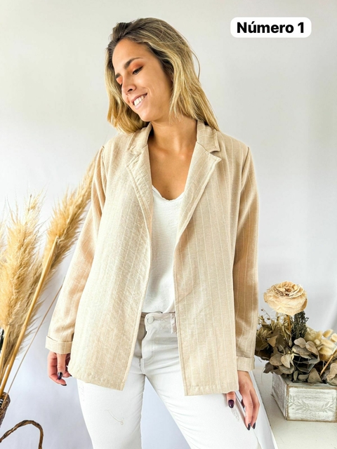 Blazer Clarita de Lino