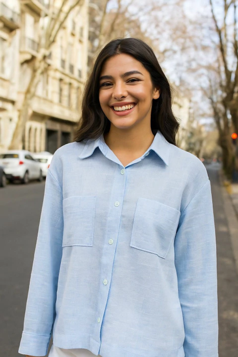 Camisa Almendra - comprar online