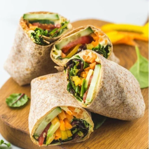 Wrap de cerdo y vegetales 400 kcal (fresco) - comprar online