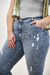 Jean Chupín azul con microroturas Cenitho - tienda online