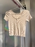 Remera corta Morley 5 botones - Liberata y Ceferina