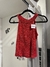 Musculosa cuello americano lentejuelas corta