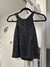 Musculosa cuello americano lentejuelas corta - Liberata y Ceferina