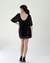 Vestido lentejuelas manga corta - tienda online