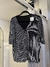 Remera lentejuelas escote en V manga princesa - tienda online