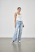 Jean Wide leg celeste con tajo y rotura Cenitho