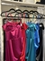 Vestido de saten con mangas - comprar online