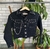 Chaqueta black con tachas y cadena - comprar online
