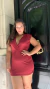Vestido con hombreras y glitter en internet