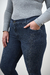 Chupin azul oscuro strass CENITHO - comprar online