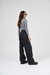 Jean Wide leg rigido negro con strass - Liberata y Ceferina