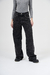 Jean Wide leg rigido negro con strass en internet
