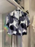 Camisa Seda Corta Estampada en internet