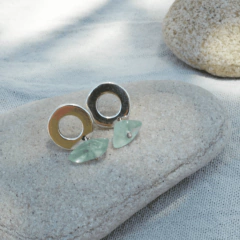 Aros Arandelas con piedra