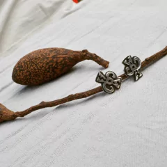 Aros Cabeza de Dragón pasantes - Hojarasca