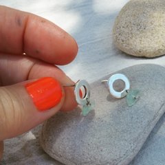 Aros Arandelas con piedra - comprar online